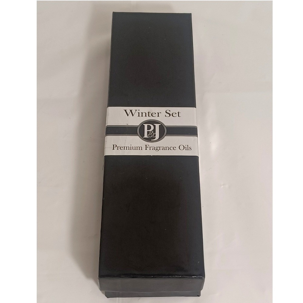 P&J Winter Fragrance Collections Premium Fragrance Oils 10ml Set of 6 in Box